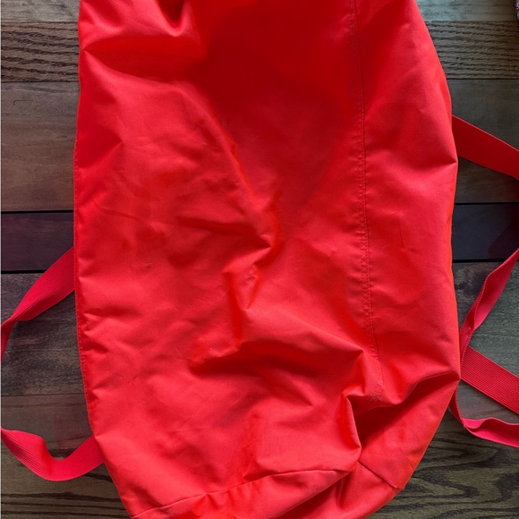 PINK Victoria's Secret neon orange/red duffle bag - Picture 5 of 5
